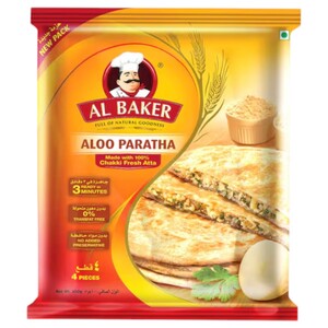 Al Baker Frozen Aloo Paratha Potato 400G