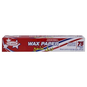 Classic Wax Paper 75Sq. Ft
