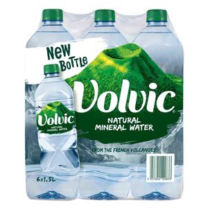 Volvic Natural Mineral Water 1.5 L 6 Pcs