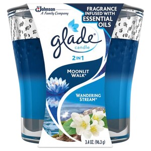 Glade Candle 2In1 Moonlit Walk And Wandering Stream 96.3G