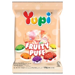 Yupi Gummy Fruity Puff 120G