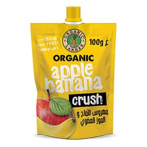 Organic Larder Apple Banana Crush 100 Gr