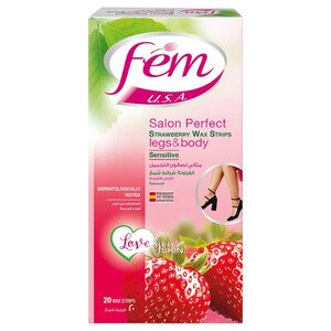 Fem Wax Strip Sensitive Skin 20 Pieces