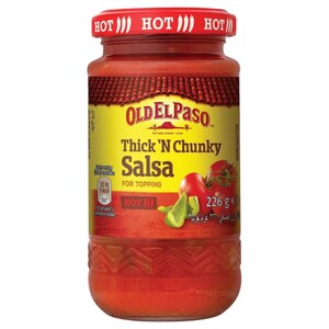 Old El Paso Thick 'N Chunky Salsa Hot 226G