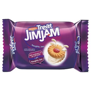 Britannia Jim Jam Cream Biscuits 138G