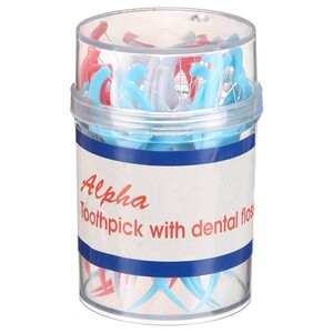 Alpha Toothpick With Dental Floss