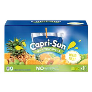 Capri-Sun Juice Mix Fruit No Added Sugar 200 Ml 10 Pcs