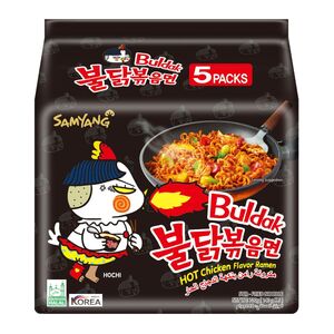 Samyang Buldak Noodles Hot Chicken Flavor Ramen 140 Gr Pack Of 5