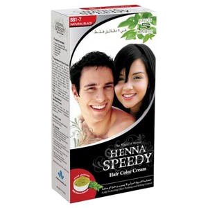 Henna Speedy Hair Color Cream 881-7 Natural Black