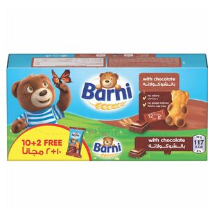 Barni Cake With Chocolate 30 Gr 10 + 2 Free