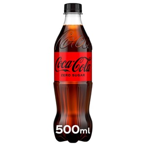 Coca Cola Carbonated Drink Zero Sugar 500Ml