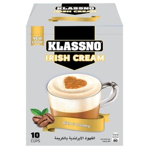 Klassno Instant Cappuccino Irish Cream 20G X10