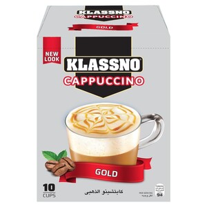 Klassno Instant Cappuccino Gold 20G X10