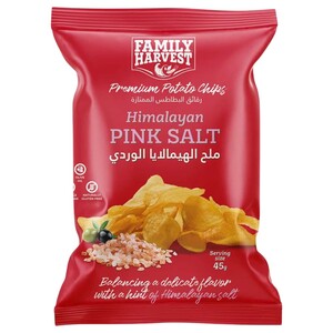 Family Harvest Potato Chips Himalayan Pink Salt 45G