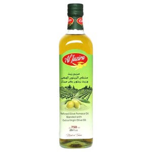 Al Jazira Pomace Olive Oil Blended With Extra Virgin Olive Oil 750Ml