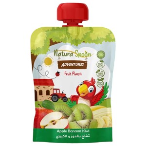 Natura Spoon Baby Food Fruit Punch Apple Banana & Kiwi 100G