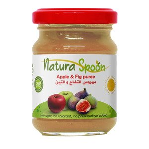 Natura Spoon Apple & Fig Puree 130G
