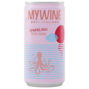 My Wine Sparkling Rose Wine Can 20Cl