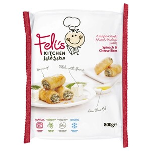 Feli's Kitchen Spinach & Cheese Bites 800G