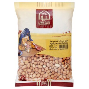 Liwa Gate Peanut Raw With Skin 400G