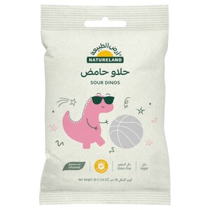 Natureland Sour Dinos Organic 50G