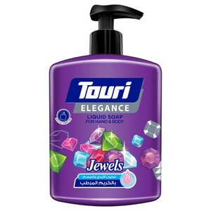Touri Elegance Liquid Wash For Hands & Body Jewels 500Ml
