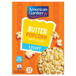 American Garden Microwave Popcorn Butter Light 240G