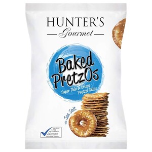 Hunter's Gourmet Baked Pretzos With Sea Salt 80G
