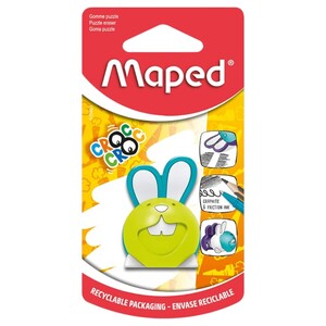 Maped Eraser Frog + Bunny