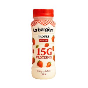 La Bergere Yogurt 15 G Protein Strawberry 250Ml