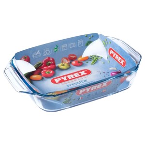 Pyrex Glass Rectangular Roaster 35 X 23Cm