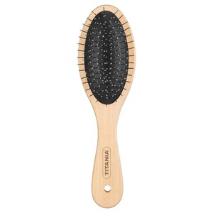 Titania Wire Massage Brush 11 Rows Wood