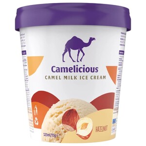 Camelicious Camel Milk Ice Cream Hazelnut 125Ml