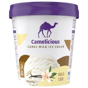 Camelicious Camel Milk Ice Cream Vanilla 125Ml