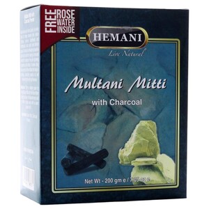 Hemani Multani Mitti With Charcoal 200G