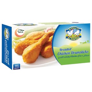 Al Rawdah Breaded Chicken Drumstick 400G