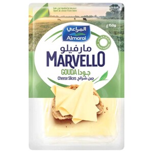 Almarai Marvello Natural Gouda Cheese Slices 150G