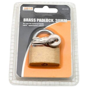 Mega Brass Padlock 30Mm 13120