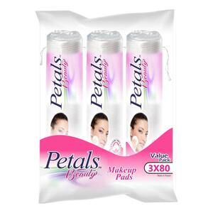 Petals Makeup Pads Value Pack 3X80's