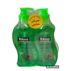 Higeen Hand&Body Wash Org.Pine 2X500ml