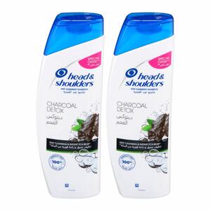 Head & Shoulder Shampoo Charcoal Dtx 2X400ml@Sp Offr
