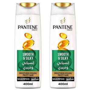 Pantene Shampoo Smooth&Silky 2X400ml@Sp Offr