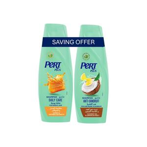 Pert Plus Shampoo Daily Care 400Ml+Anti Ddruff 400Ml