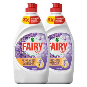 Fairy Dishwash Lavender 2X600ml
