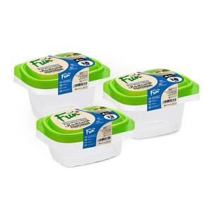 Fun Dispo Container 4'S 2X16oz+12Oz