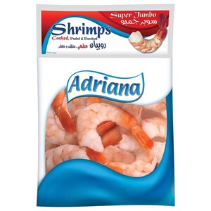 Adriana Cooked Peeled And Deveined Shrimps Super Jumbo 400G