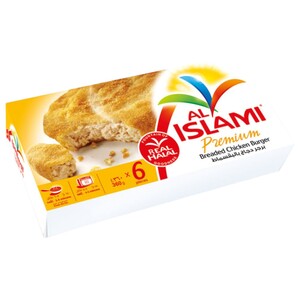 Al Islami Breaded Chicken Burger 6 Pieces 360G