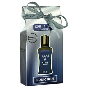 Hamidi Deluxe Collection Iconic Blue Roll On Perfumed Oil French 24Ml