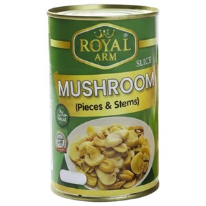 Royal Arm Mushroom Pieces & Stems 400G