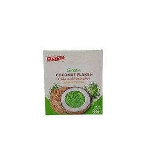 Elissar Green Coconut Flakes 100G